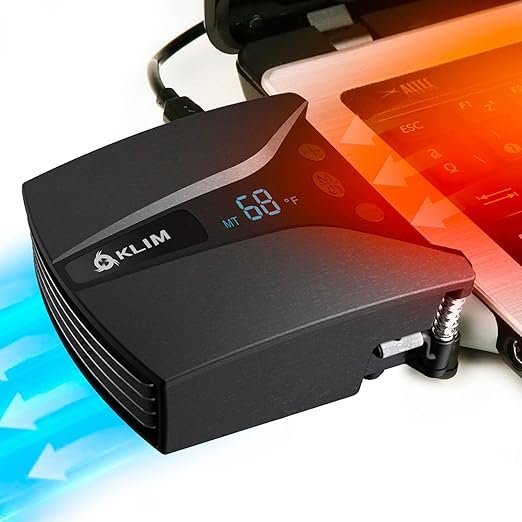 KLIM Tempest Vacuum Laptop Cooler: Ultra-Fast Cooling Fan
